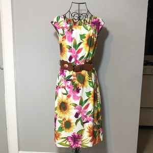 Floral Mid Dress